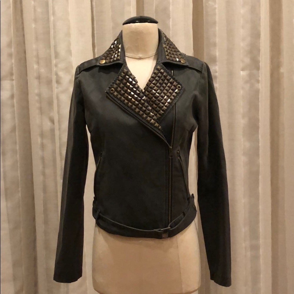 Studded Moto Jacket